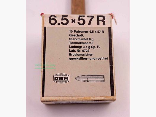 DWM, Berlin cartouches de fusil 6,5x57R
