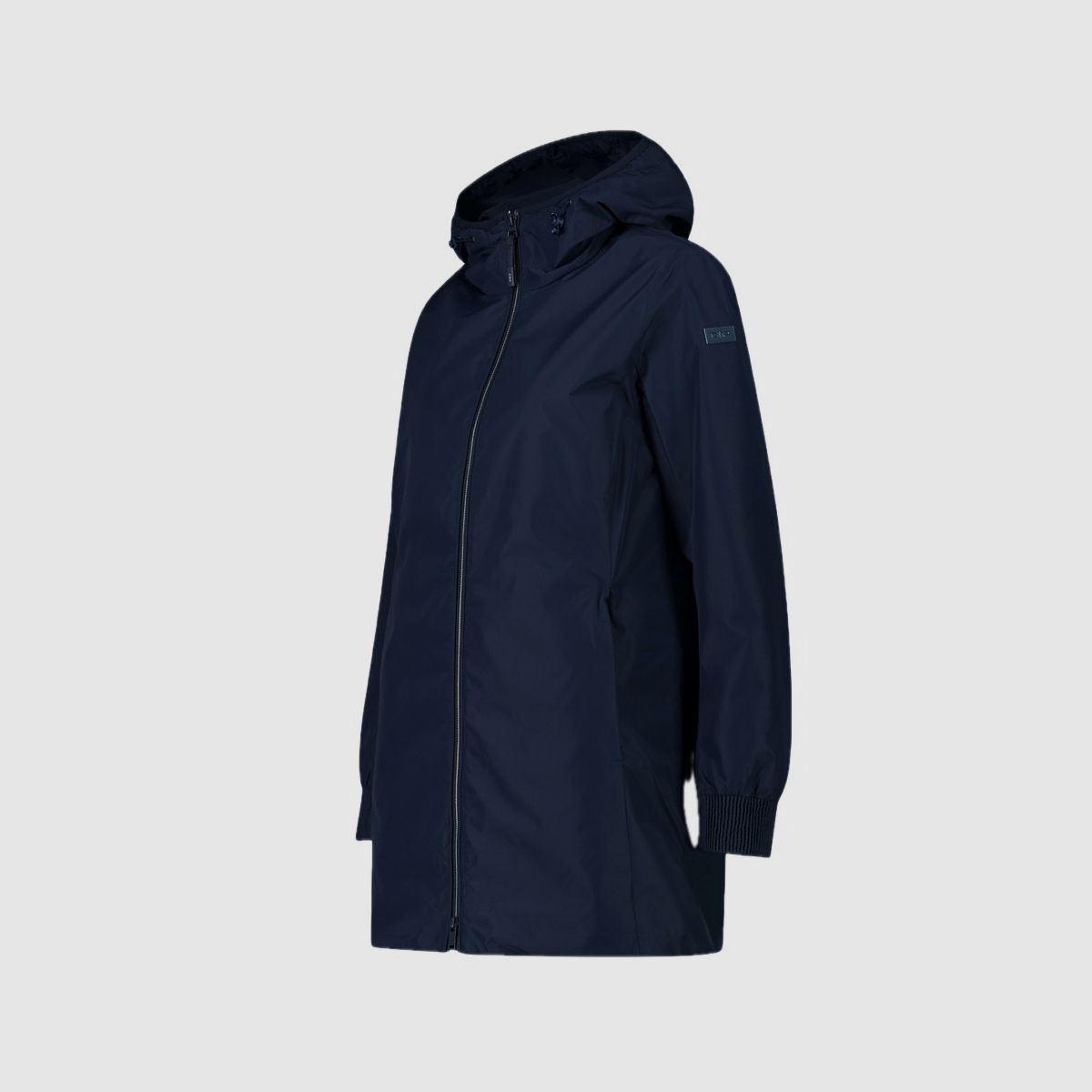 CMP Damen Jacke mit Fix Hood aus Polypongee Blau