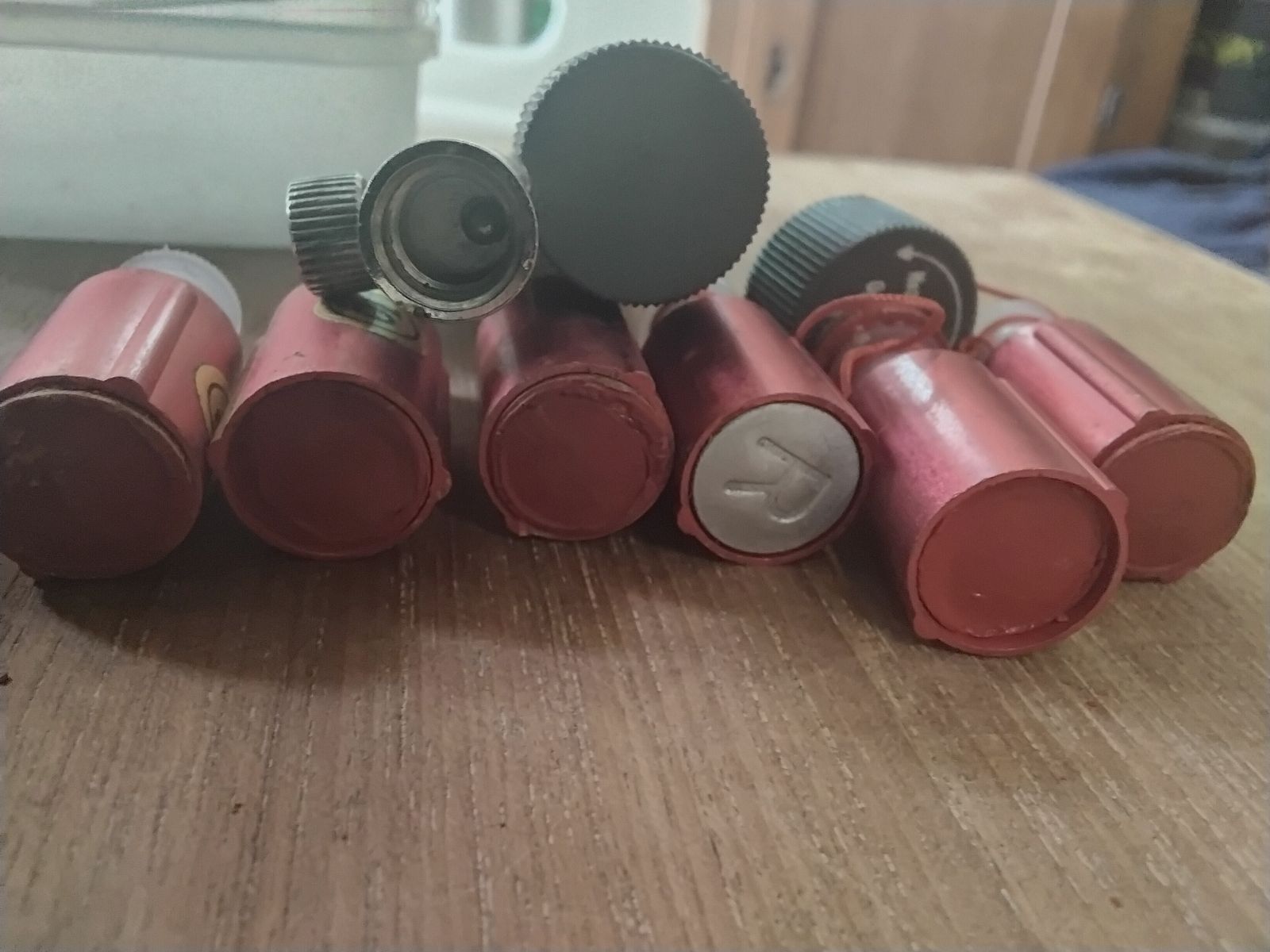 komet m 15 ptb 35/2b komet allemagne 15mm avec 7 coups rouge. Stylo de signal historique.