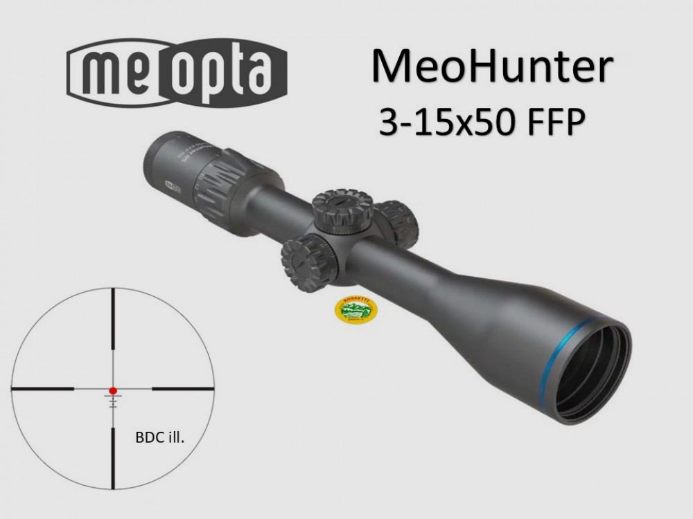 MEOPTA MEOHUNTER R5 3-15X50 RD FFP ret.BDC3 beleuchtet