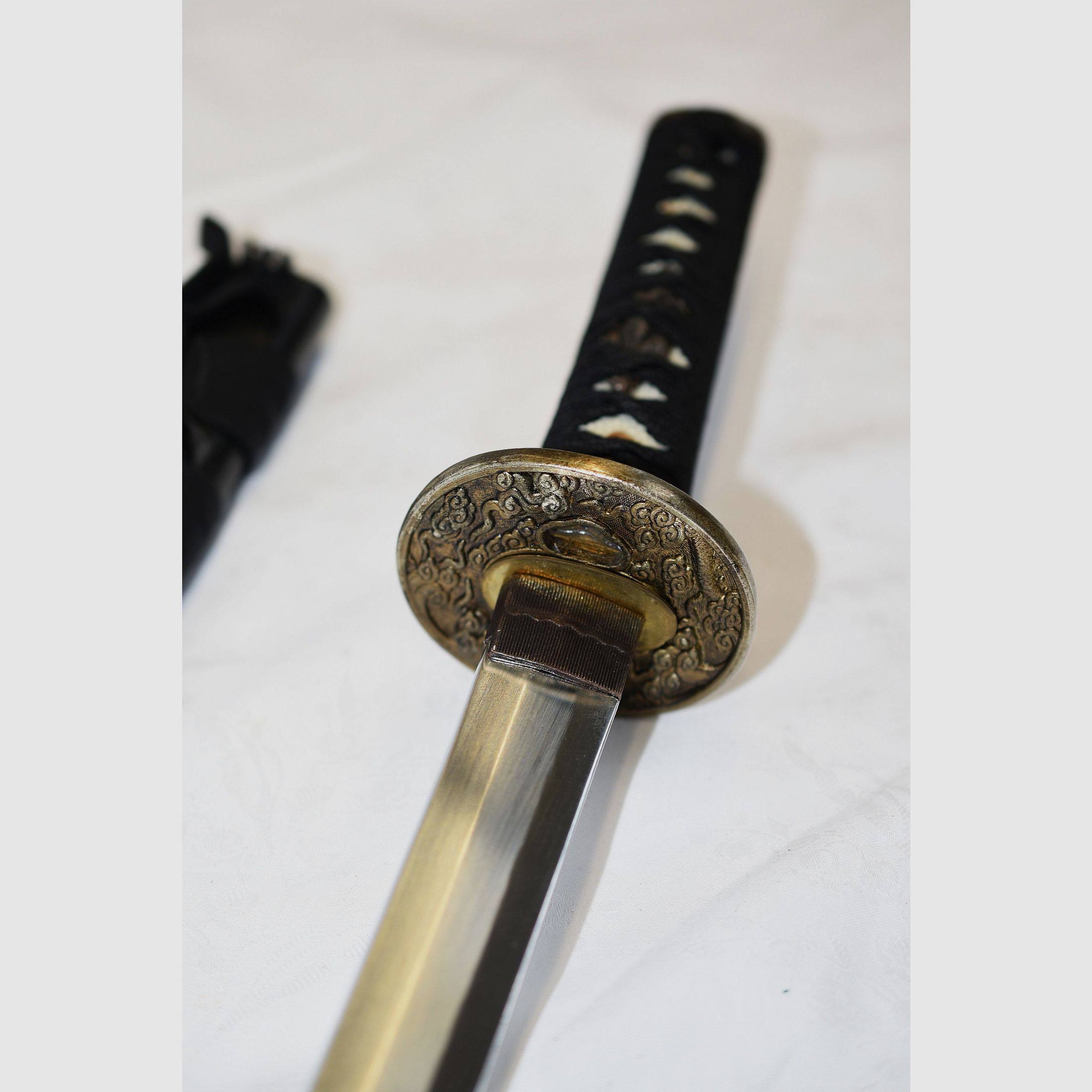 Japans zwaard, Katana, Samurai, roestvrijstalen oefenzwaard