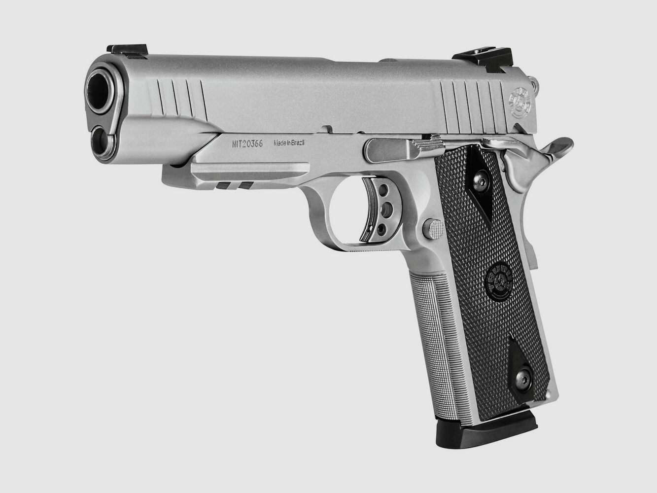 Taurus PT 1911 pistol with Picatinny rail (.45 ACP – Stainless steel matt), imagen 3 de 3
