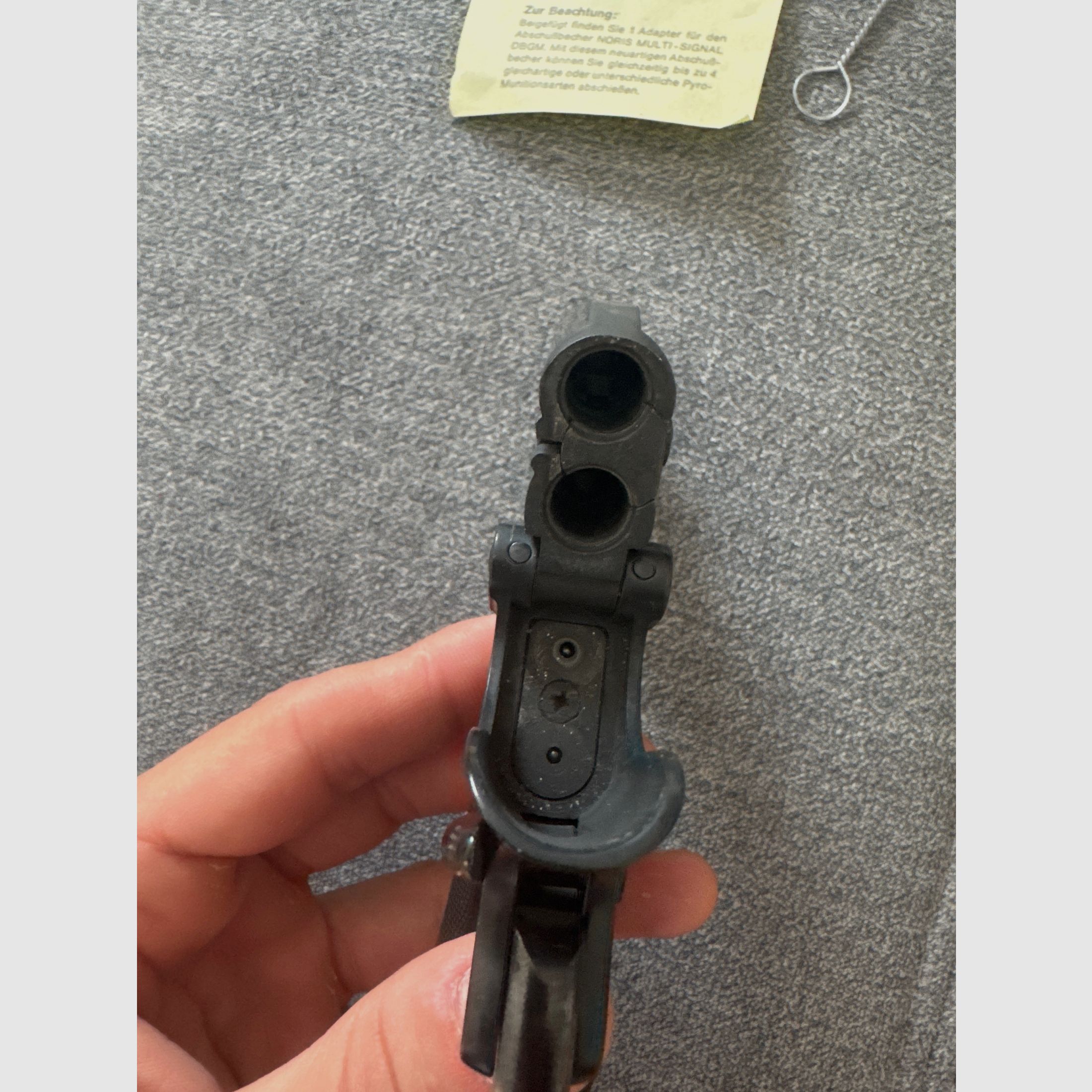 Schreckschuss Derringer Noris Twinny 9mm Knall (PTB 599) + accessoires & justificatif