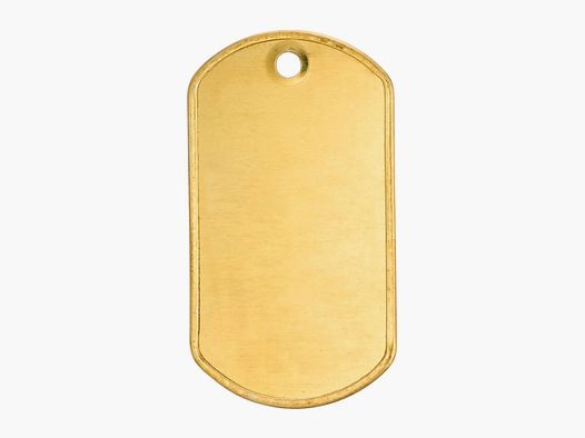 Diverse Erkennungsmarke US Dog Tag Messing