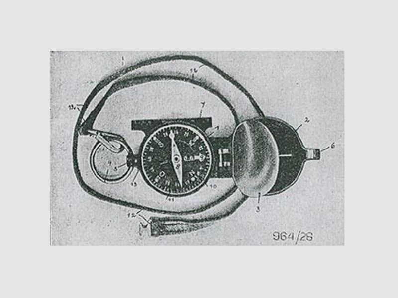 Nachdruck Wehrmachts-Dienstvorschrift Marschkompass H.Dv.362 von 1940
