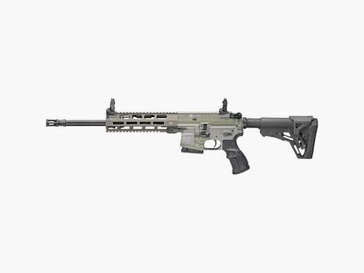 Haenel Selbstladebüchse CR 223 M-LOK Handschutz Lauflänge 368 mm | Matchabzug (1500 g) | Handschutz kurz | Oliv | nicht sportlich zugelassen