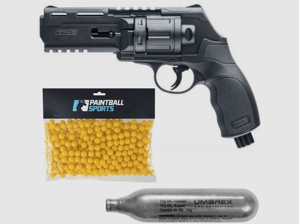 Umarex HDR 50 Paintball Revolver Players Pack (black)