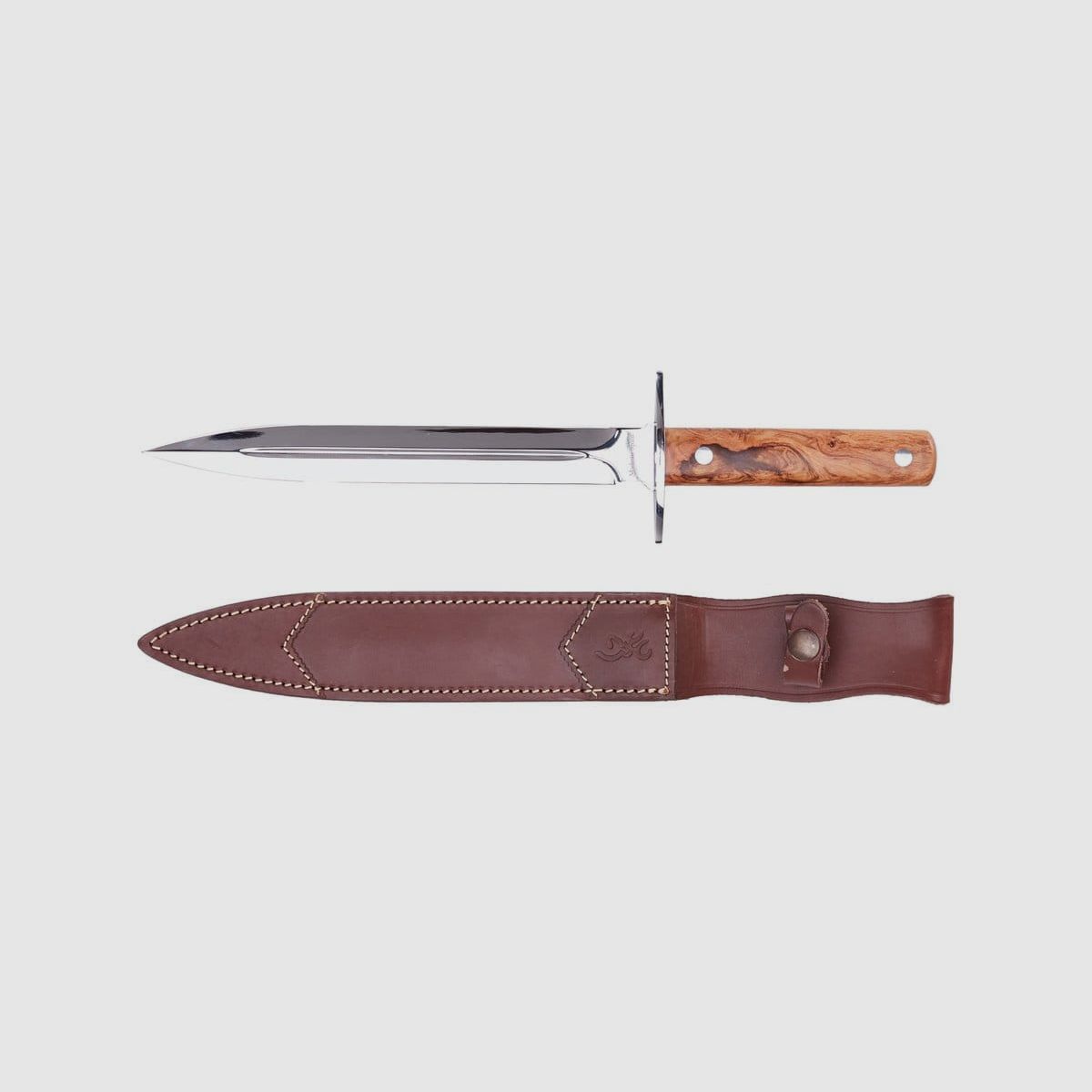 Browning Dagger Olive Wood Fixed Knife