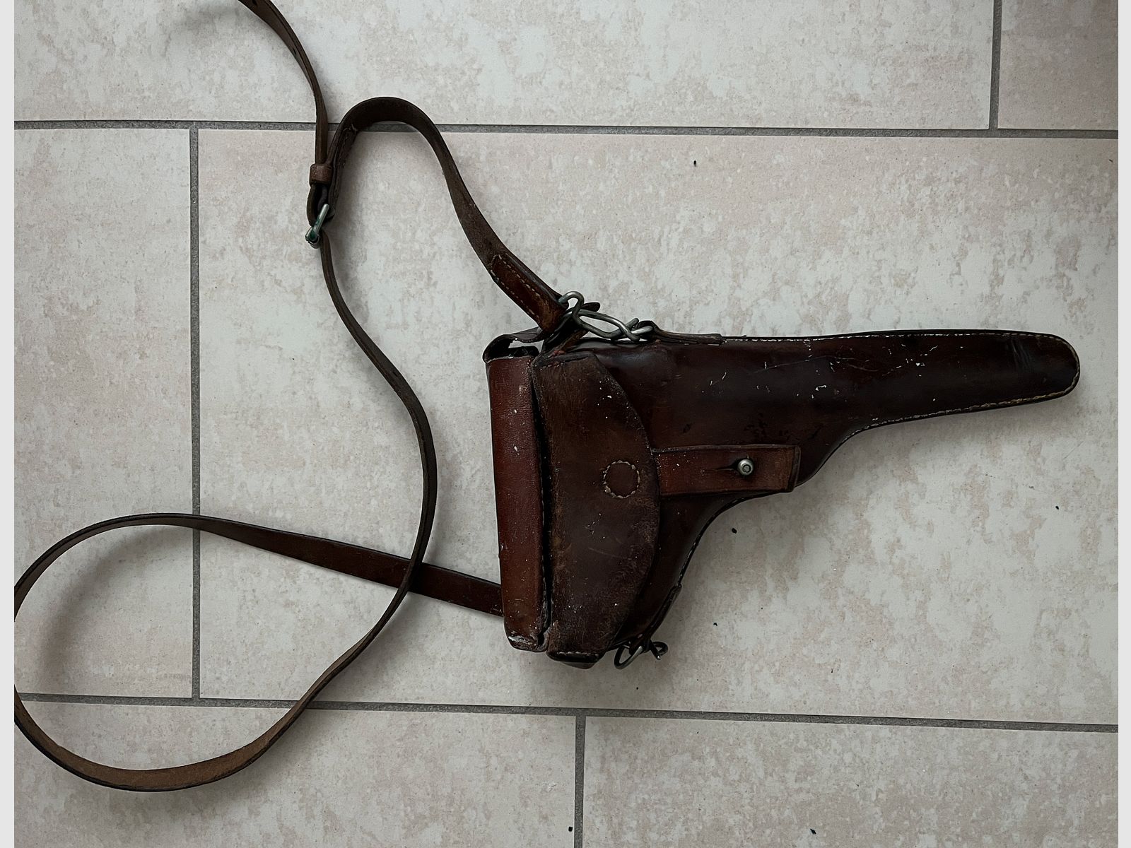 Schweizer Ordonanzpistole 1900/06 (Parabellum), Kalier 7,65 mm Luger, von Privat/Familienbesitz 