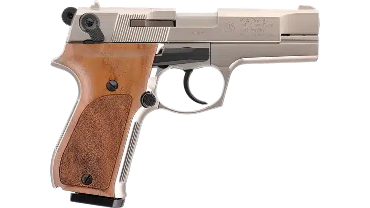 Walther P88 Nickel Wood, 9mm P.A.K, Bild 5 von 6