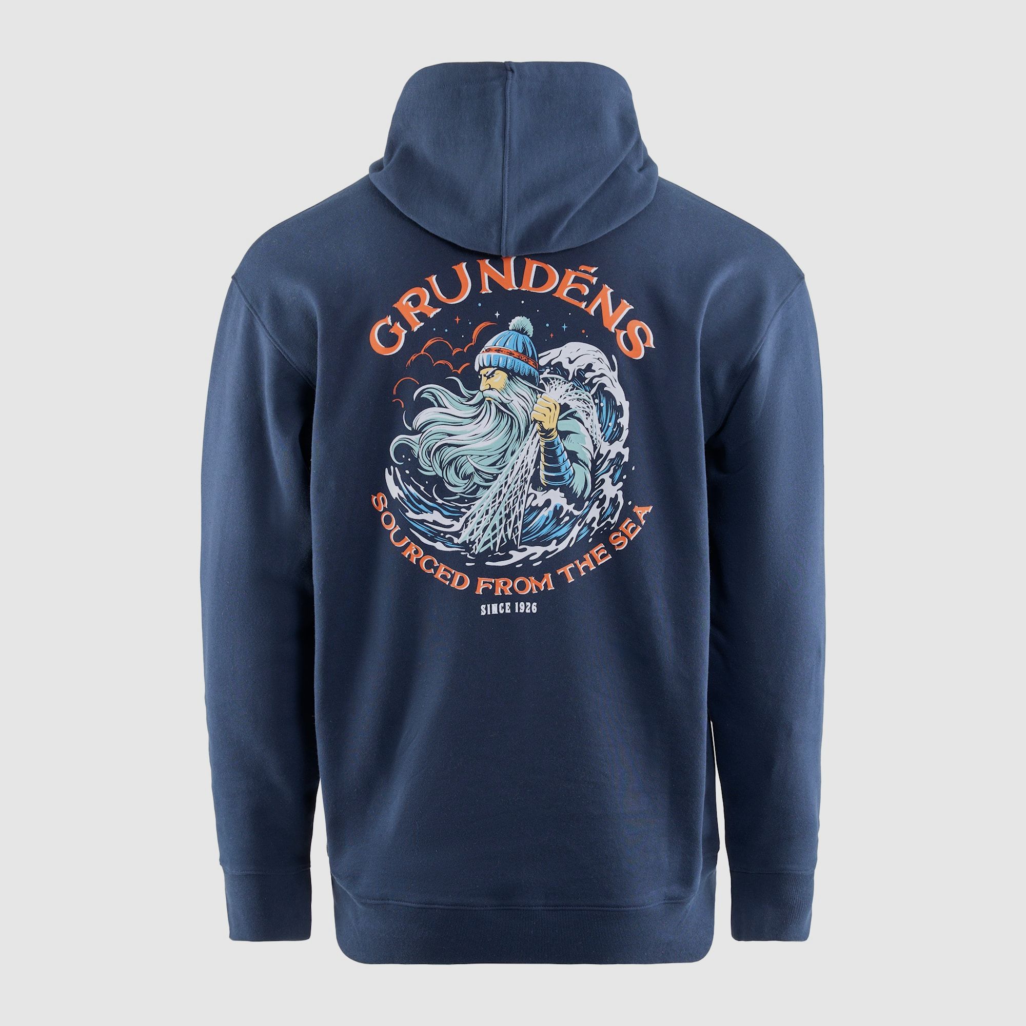 Grundéns Displacement DWR Hoodie Sea Sourced Dark Navy L