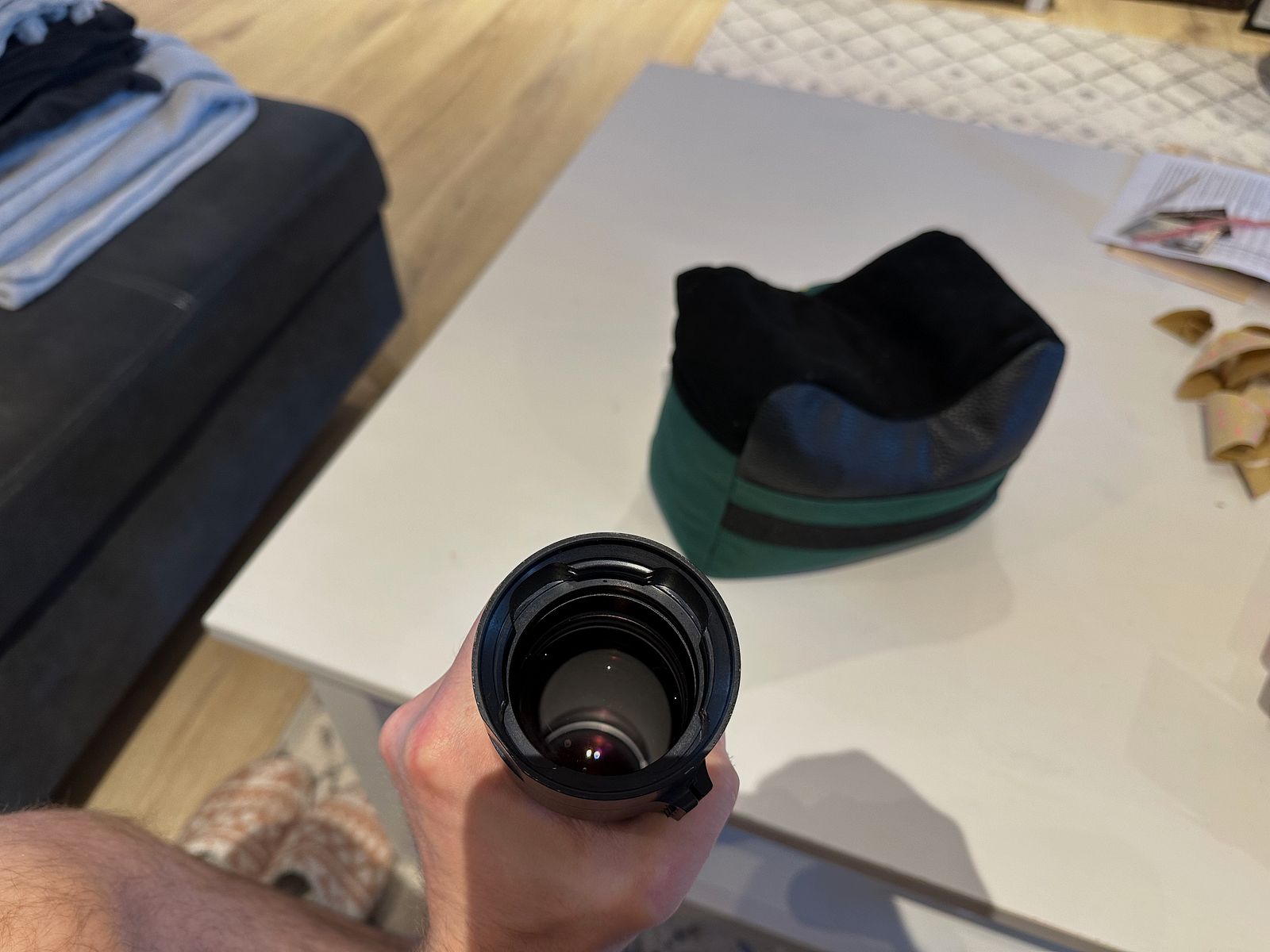 Zeiss V8 1,8-14  Abs. 60 mit Schiene und Dentler Montagebasis- *neue Version* mit 30mm Mittelrohr (früher 36mm)