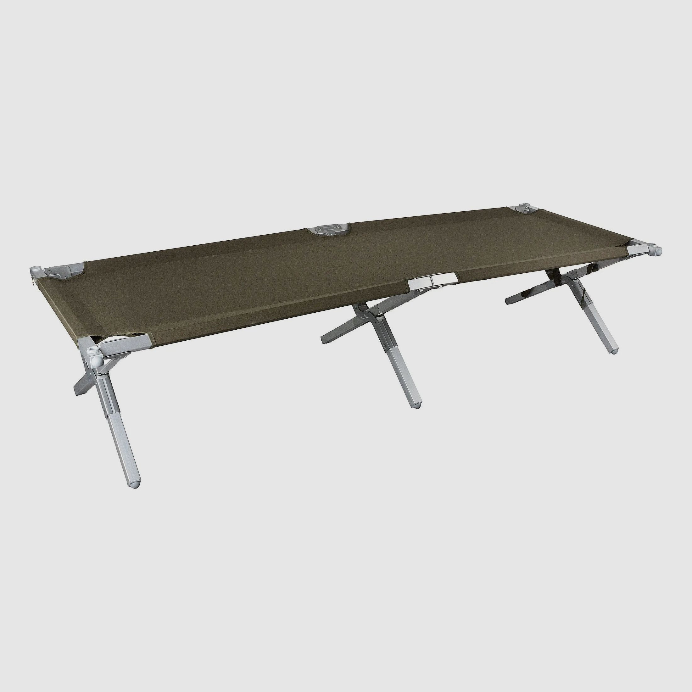 Mil-Tec US Feldbett Alugestell 210 x 70 cm Gen. II