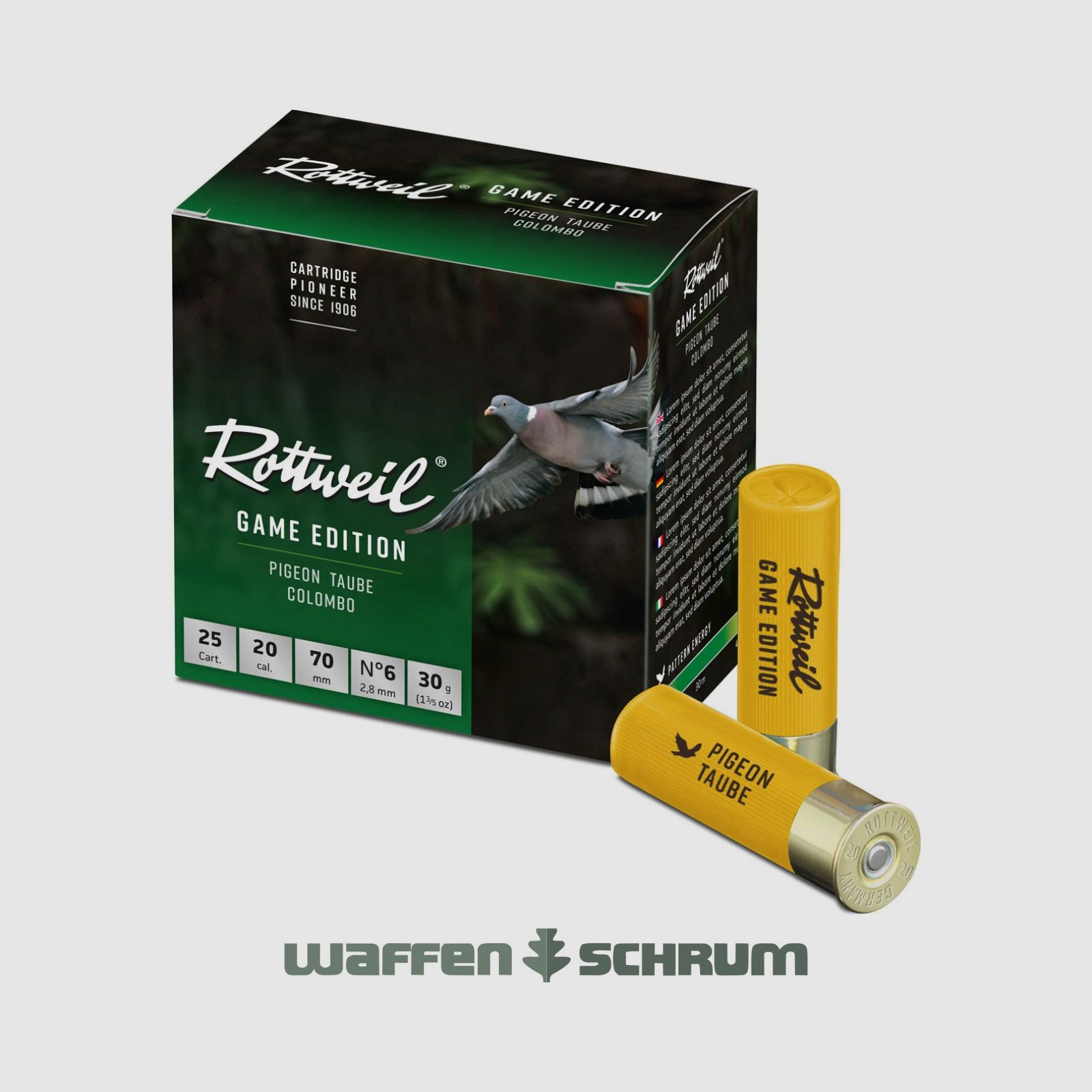 Rottweil Game Edition Taube 20/70 2,7mm - 30g