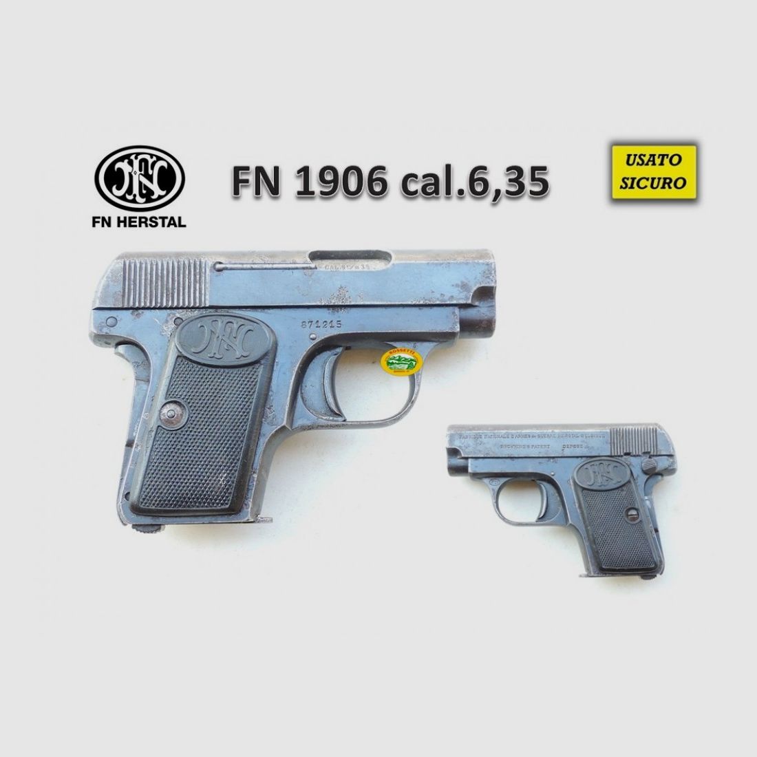 FN 1906 Baby Browning Kal.6,35 - gebraucht - R.16974