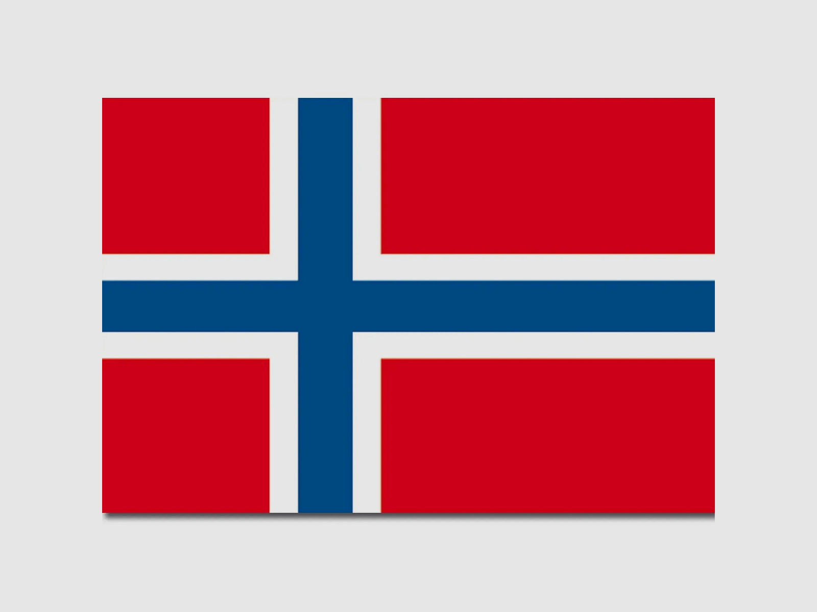 Diverse Flagge Norwegen