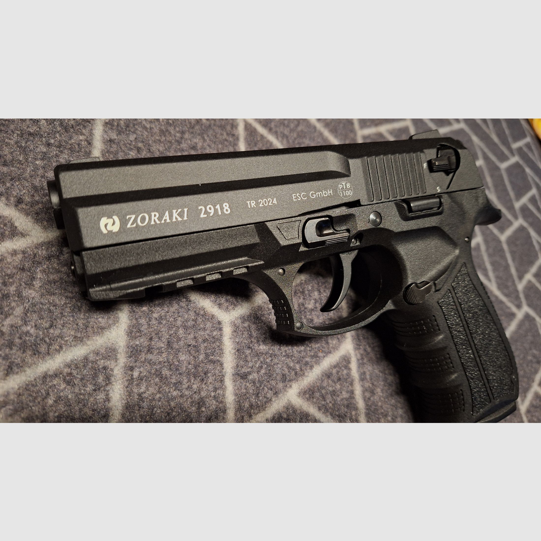 Zoraki 2918 SRS Pistole schwarz PTB1100 NEU!