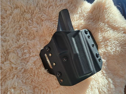 Kydex OWB Holster Glock 17 gebruikt Made in Swiss