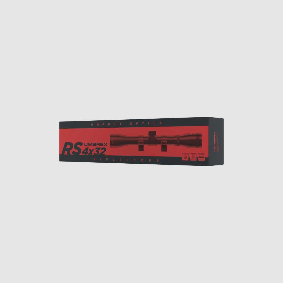 Umarex RS 4x32 lunette de visée avec anneaux de montage Ø 25,4 mm