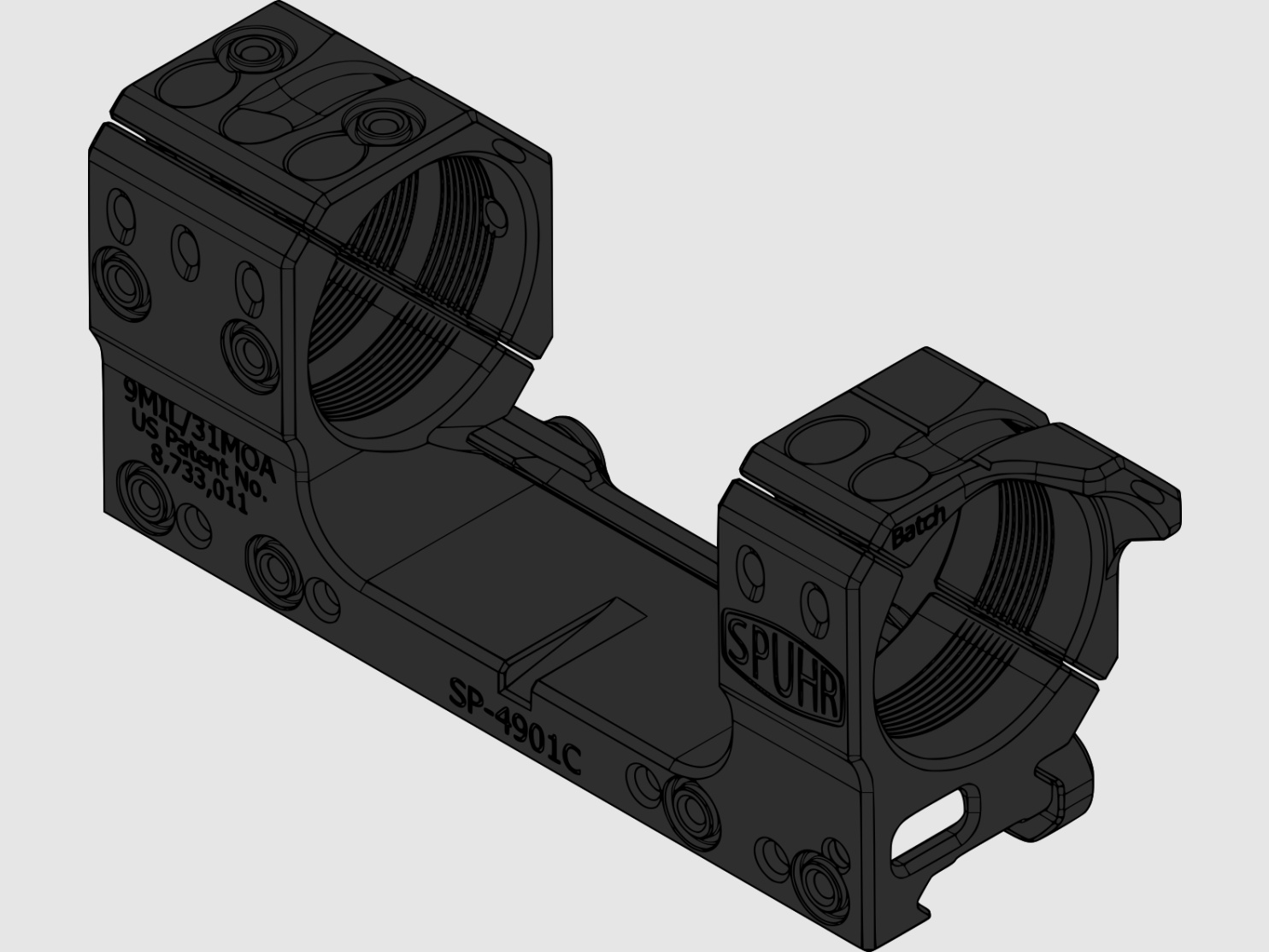 Spuhr Blockmontage 34 Gen3 H 30 / 13 mm 9MIL PIC
