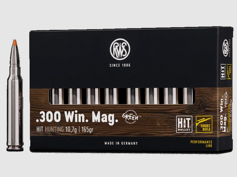 RWS .300WinMag HIT 10,7g - 165gr Short Rifle
