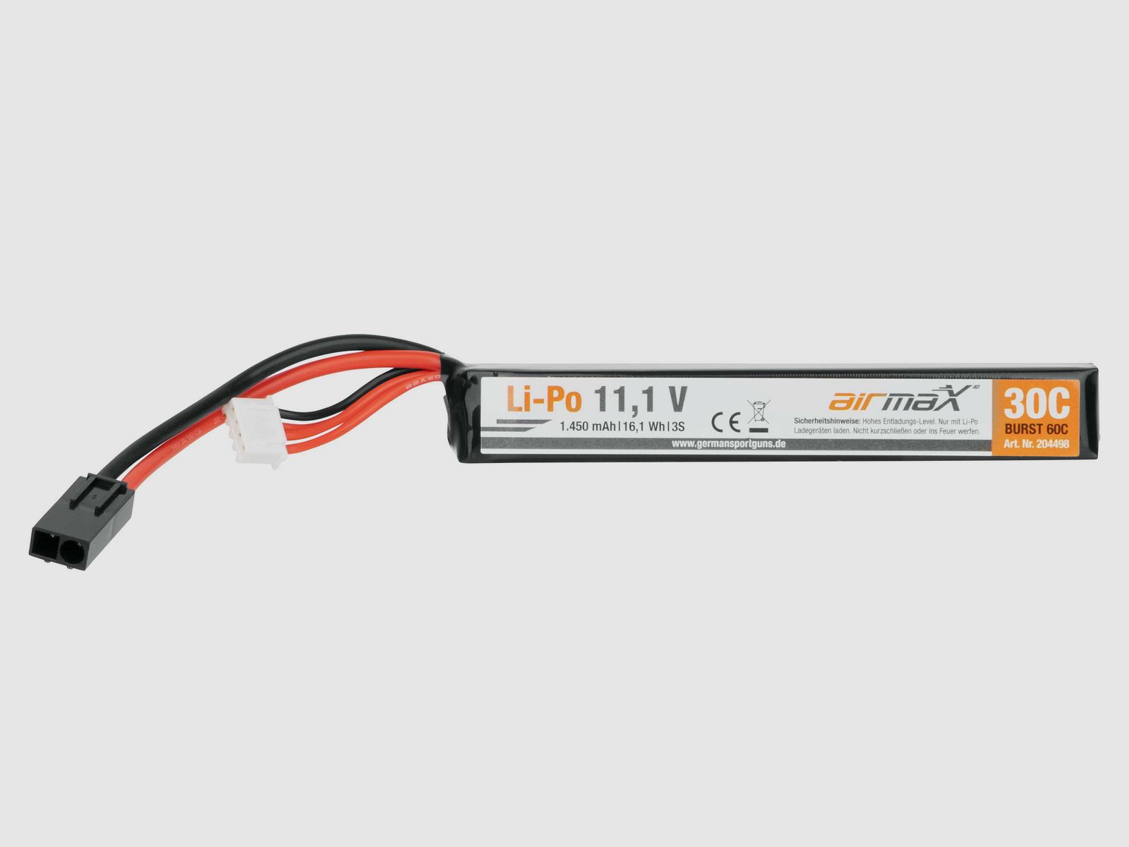 GSG Akku Li-Po 11,1V | 1.450 mAh - Airsoft