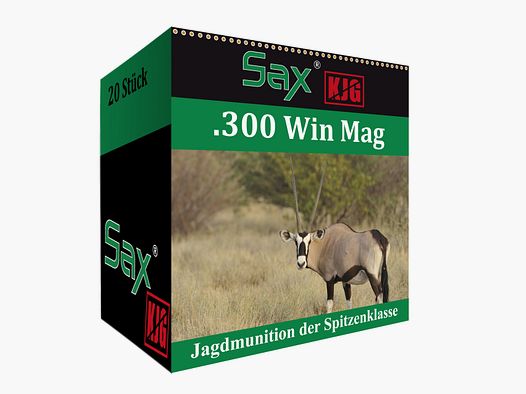 Sax Büchsenpatronen KJG-SR .300 Win. Mag. 154 grains