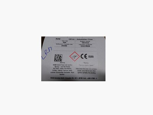 RWS Large Rifle Magnum 1.000 stuks