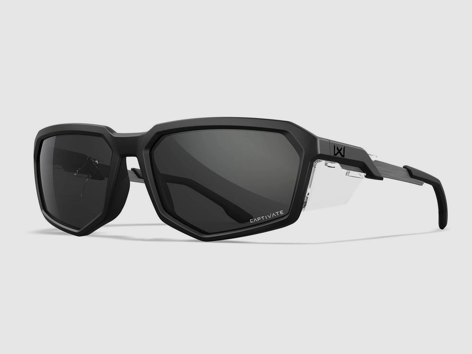 Wiley X Sonnenbrille RECON Black – CAPTIVATE™ Grey, Bild 1 von 6