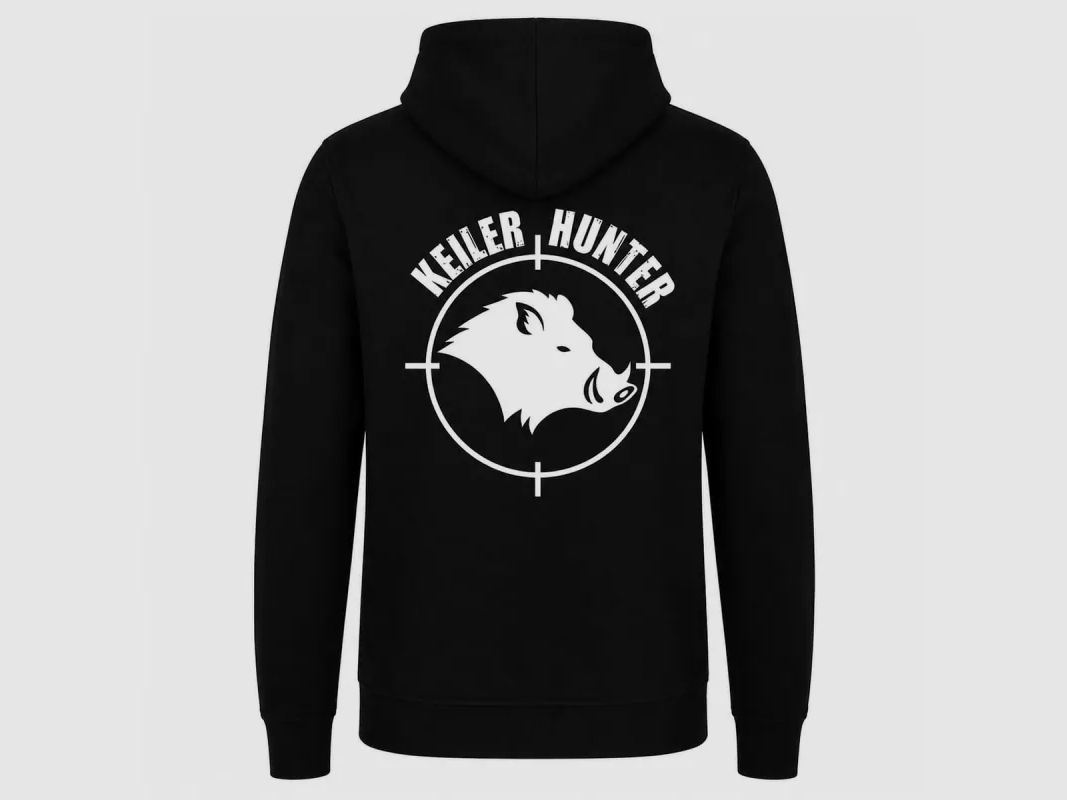 Sweat Keiler Hunter schwarz Logo 1, Bild 12 von 14