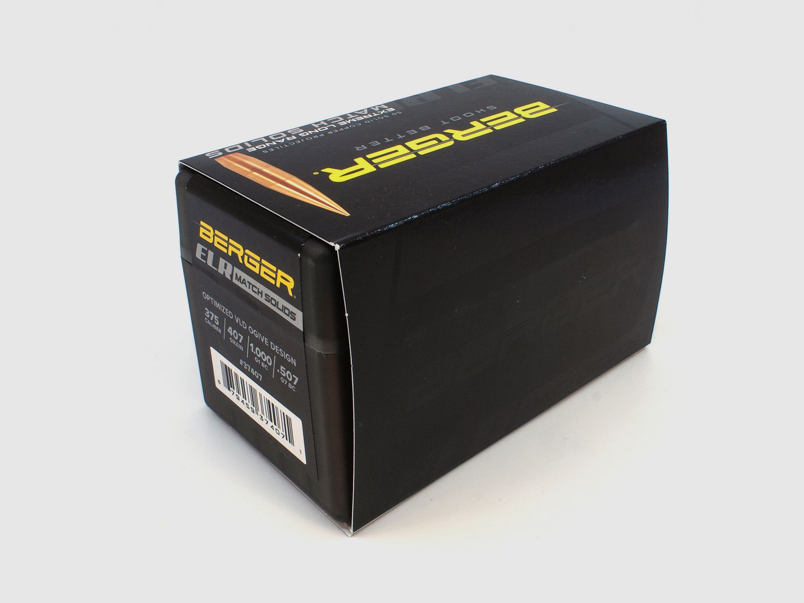 Berger Geschoss .375 ELR Match Solid Bullets 407GR 50 Stück