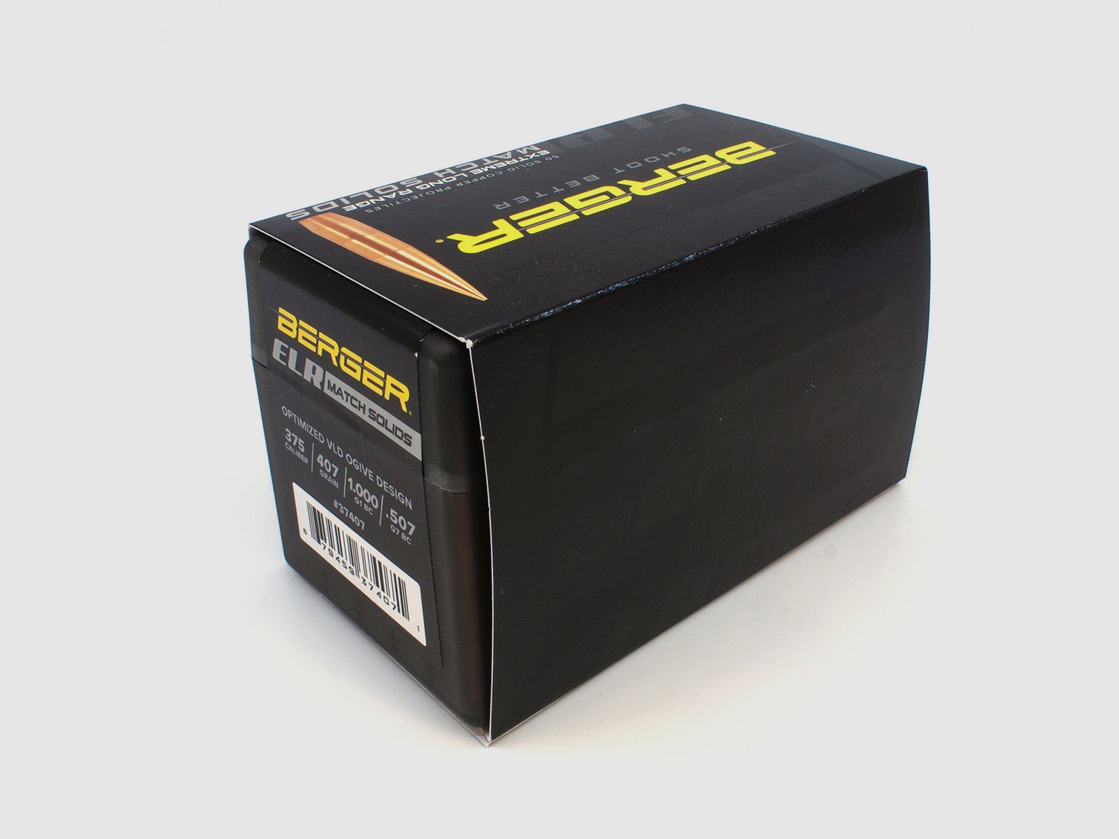 Berger Geschoss .375 ELR Match Solid Bullets 407GR 50 Stück