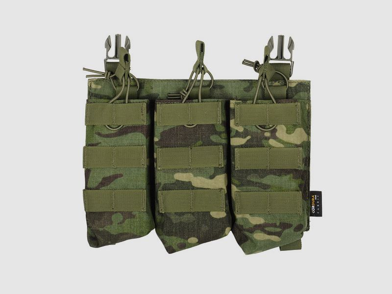 Buckle Up Triple AK47/AKM Mag Pouch - Multicam Tropic [8FIELDS PREMIUM]