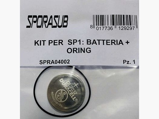 SPORASUB SP1 BATTERIE + O-RING