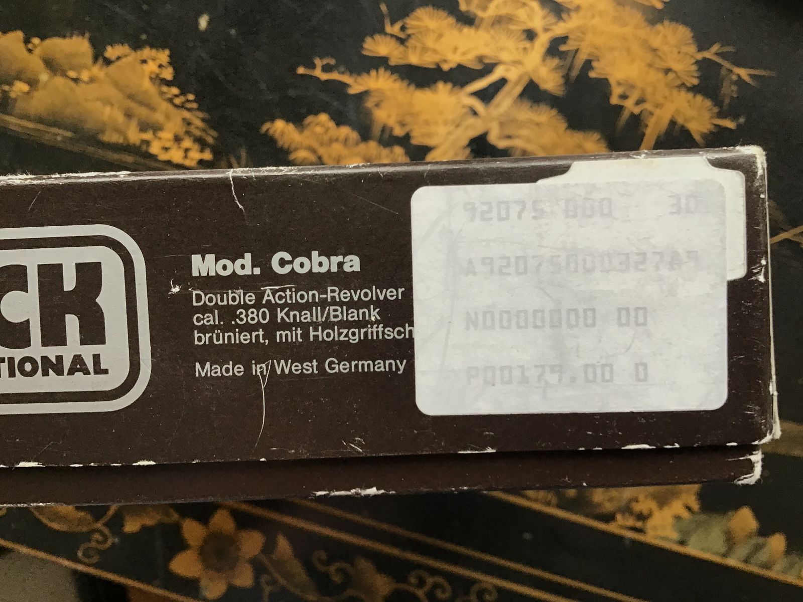 Reck Cobra, PTB 216, new unused, in original packaging with original invoice from 1993