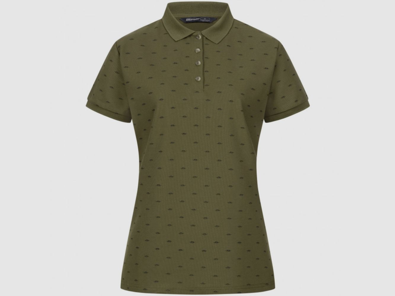 POLO BLASER DAMEN ALLOVER DUNKEL OLIV / SCHWARZ, Bild 2 von 4