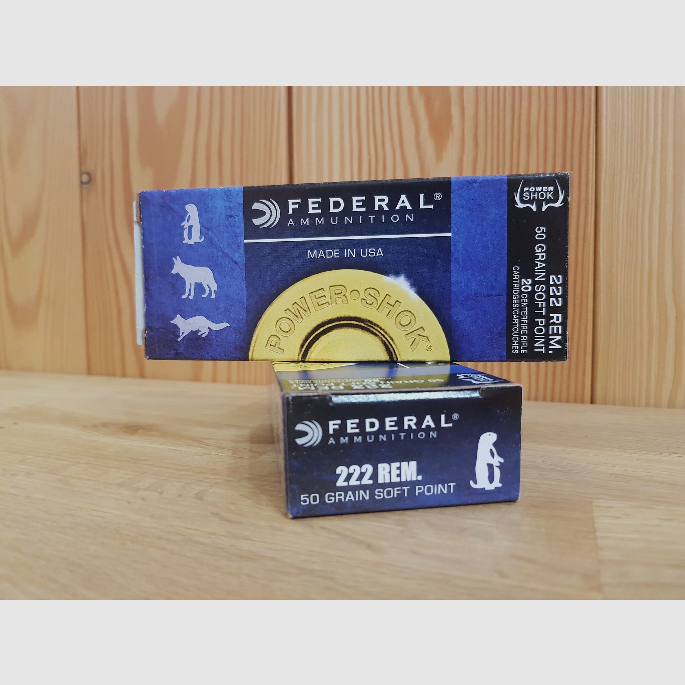 FEDERAL AMMUNITION CAL. 222 REM 50 GR SOFT POINT