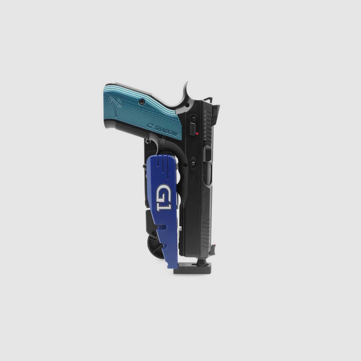 GHOST The One Evo Holster, Blau, Handversion: Linkshänder, Pistolenmodell: APX COMPACT, Bild 2 von 3