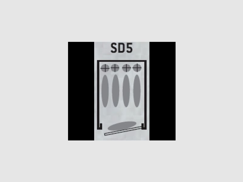 Waffenschrank SD 5 – 4 Waffen mit 1 Zielfernrohr in der Tür / Innenfach, Bild 3 von 4