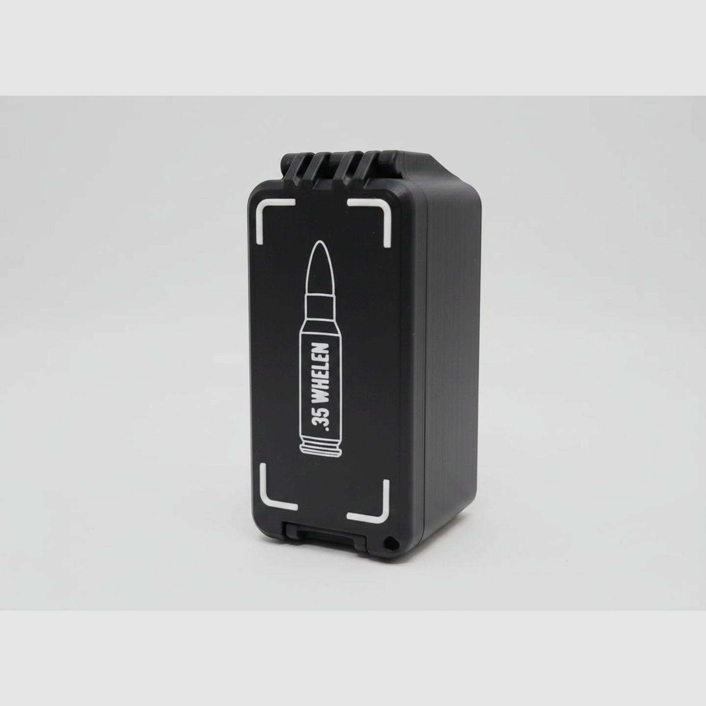 Filamelt Munitionsbox / 35 Whelen / 'Klapp- / Rastdeckel' / Patronenbox, Ammo Box