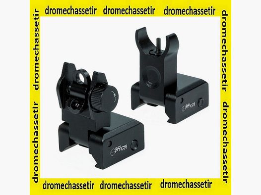 kit Hausse et guidon AR-15 repliable a fixation picatinny SM9411