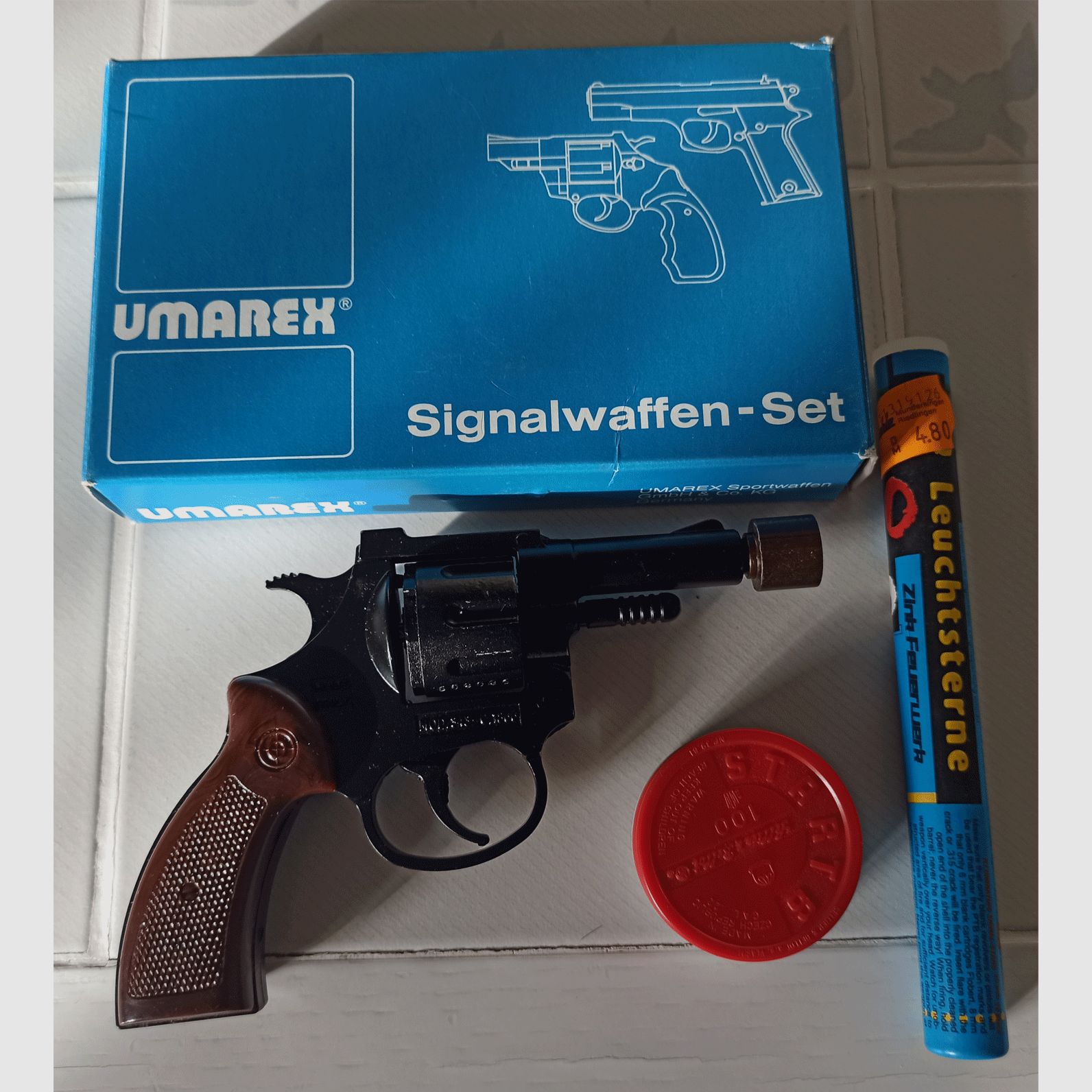 Signaalwapen Umarex Mod. 343 @ incl. munitie @ volledig functioneel @ Grijp in