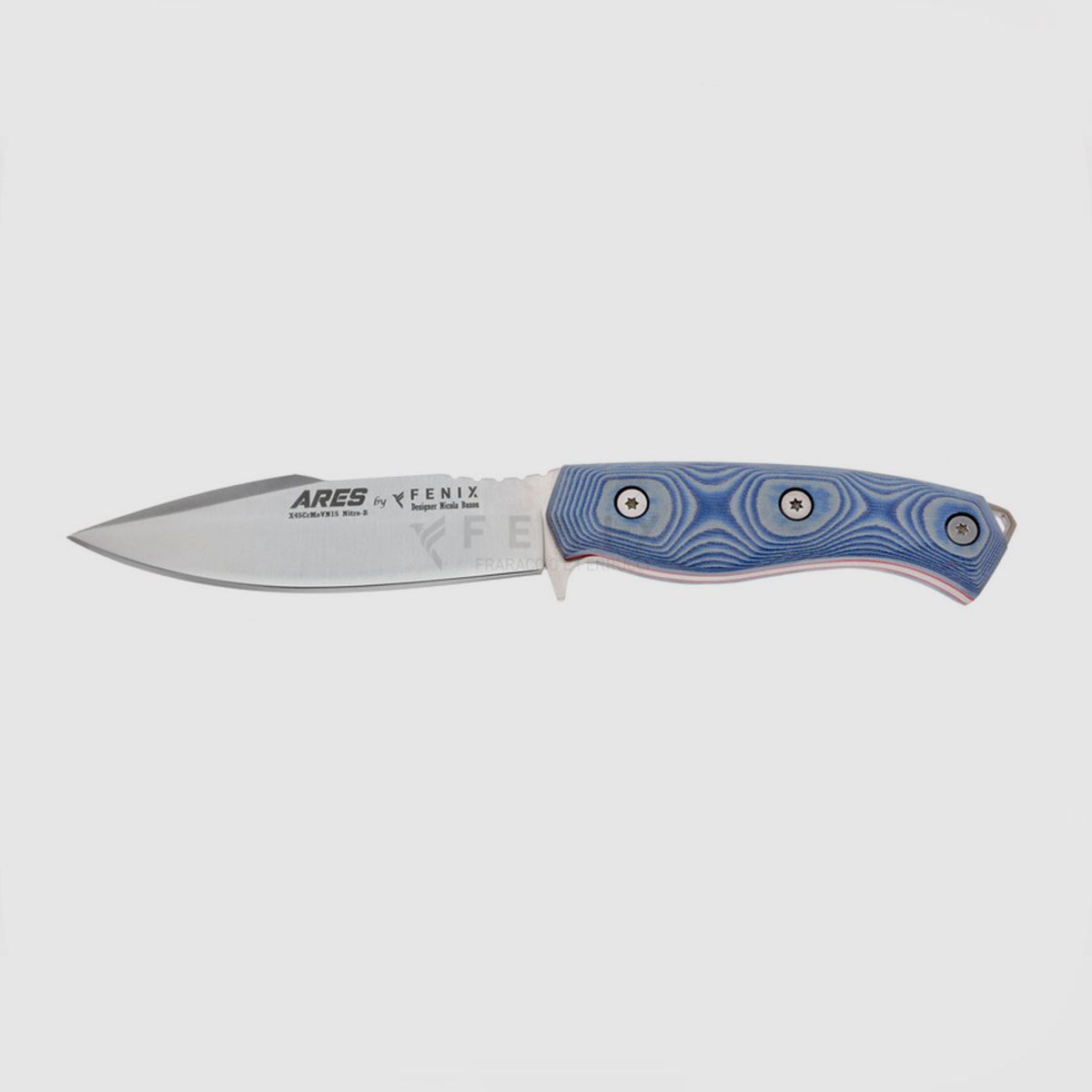 Messer – Fenix – Ares Griff Micarta Blau