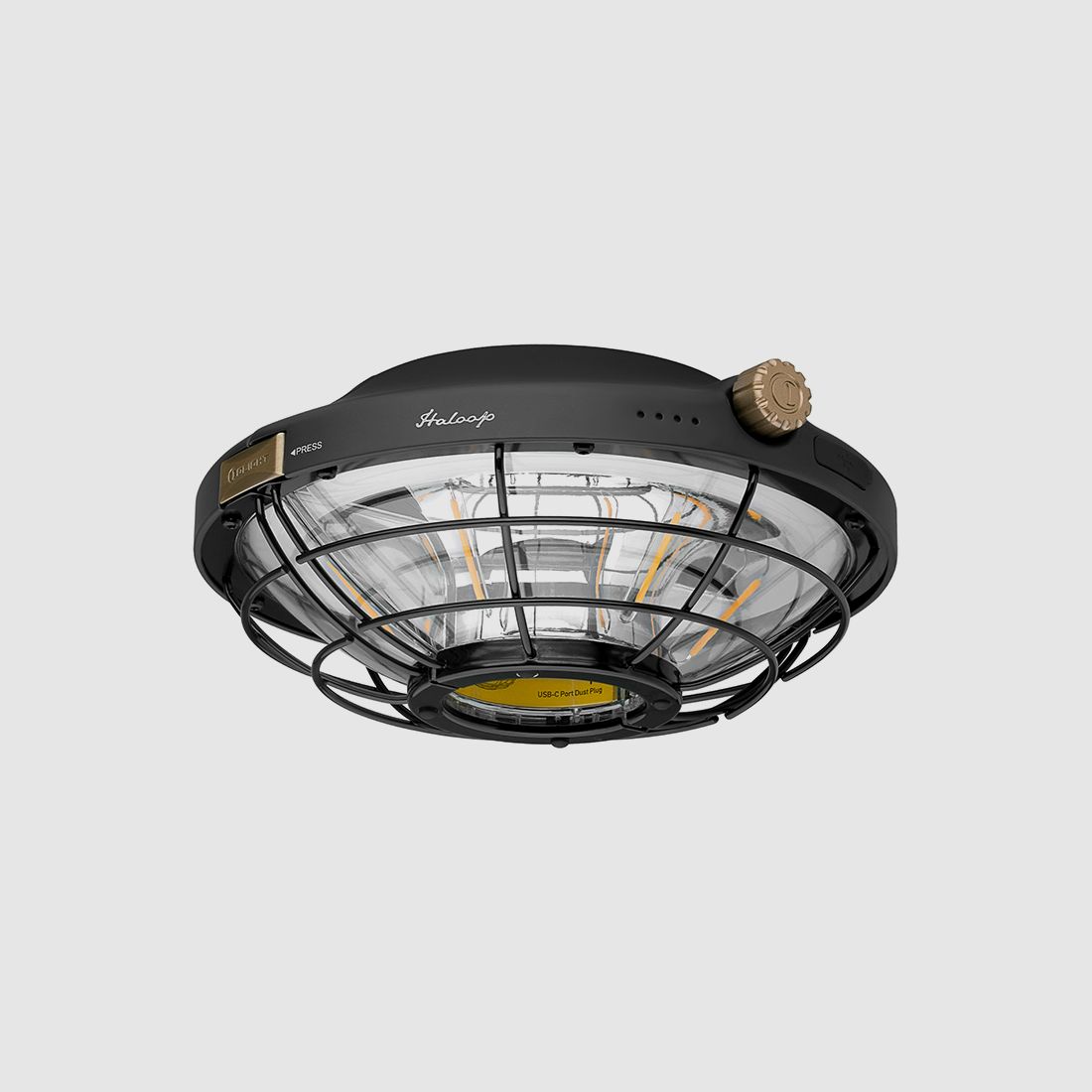 Ładowalna lampa LED 360° Haloop 600 lumenów Olight czarna, zdjęcie 1 z 8