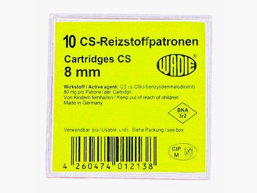 WADIE Gaspatronen 8 mm Knall