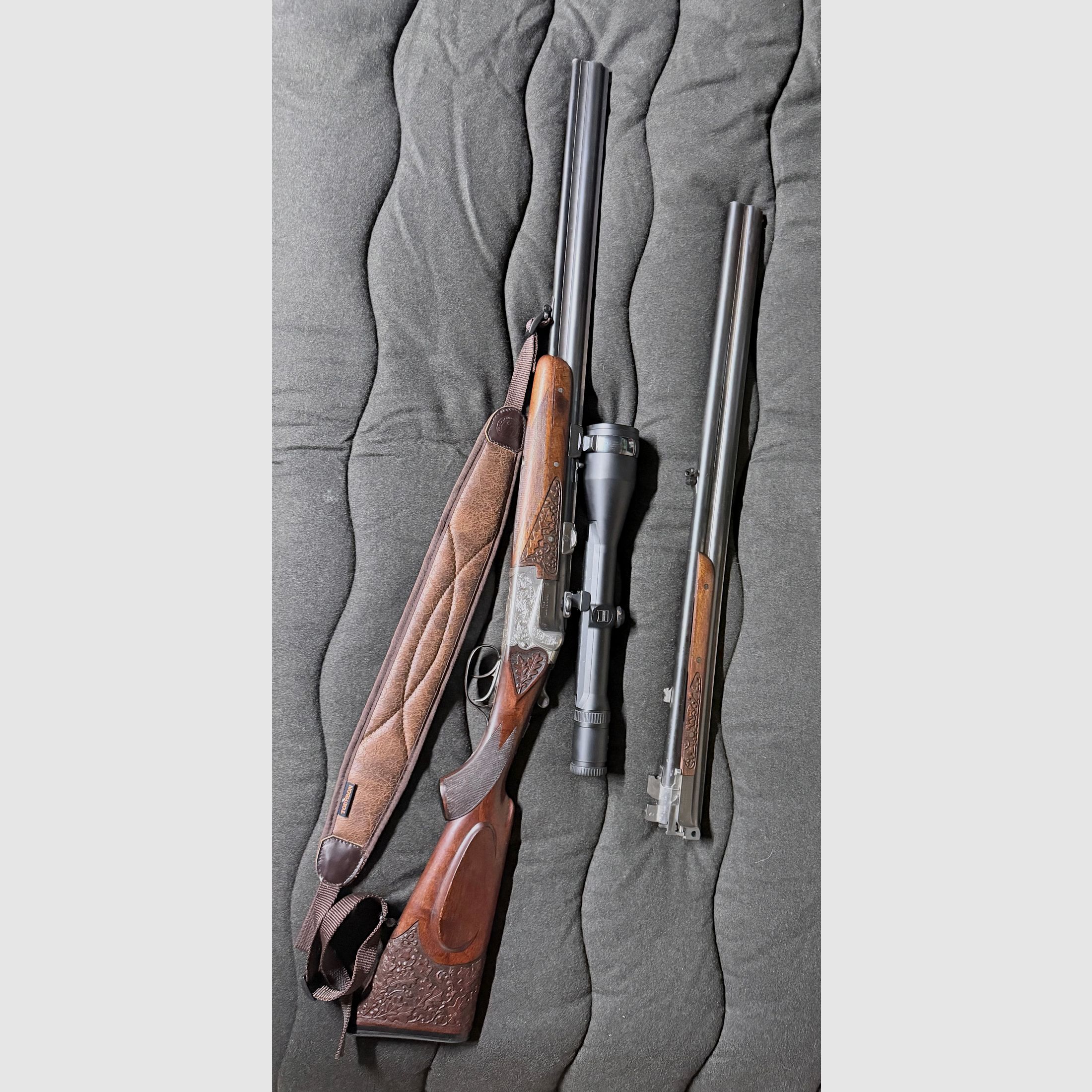 Merkel 201E Bockbüchsflinte – 7×65R / 12/70 + Wechsellaufbündel 12/70
