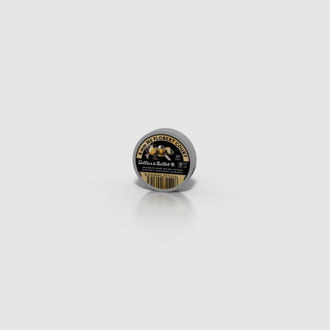 6mm FLOBERT ME SHORT S&B ball 16gr VE100