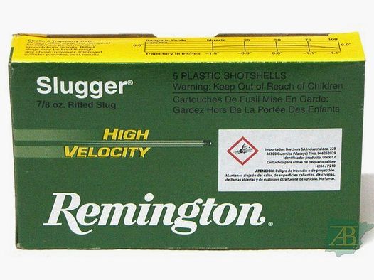 Remington Kal.12 Slugger HV Patronen