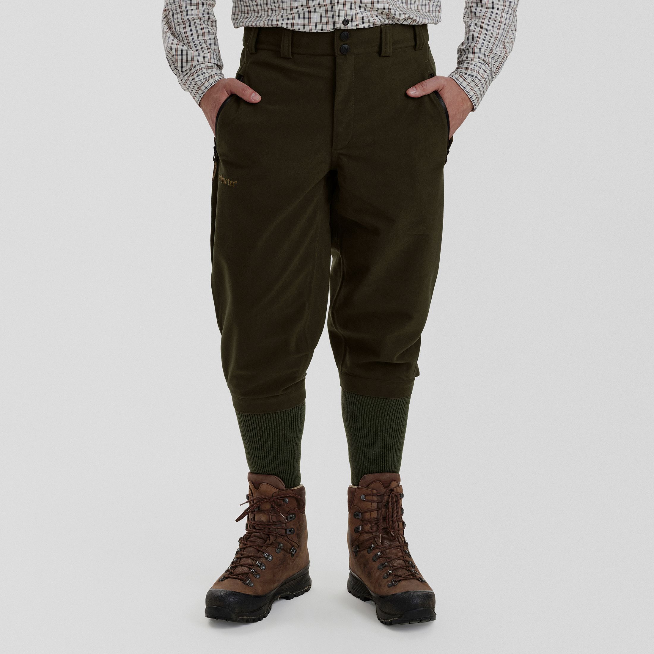 Pro Gamekeeper Spodnie Kniebreeches - Peat - Rozmiar męski: 62