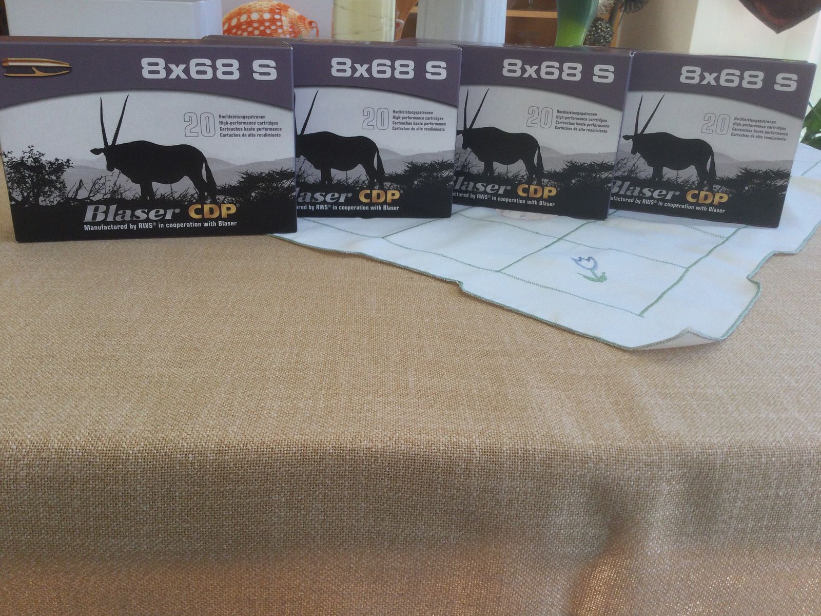 Patrone 8x68S Blaser CDP 12,7